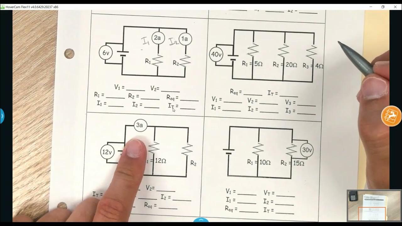 Parallel circuit problems - YouTube