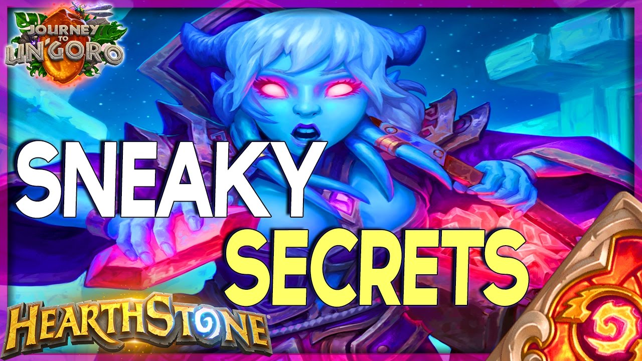 HEARTHSTONE 🌟 SO SNEAKY! SO SECRET! | SECRET TEMPO MAGE Deck Tech | Ungoro Furo Legend