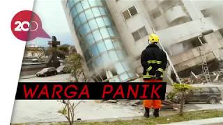 Momen Mencekam Pasca Gempa Taiwan