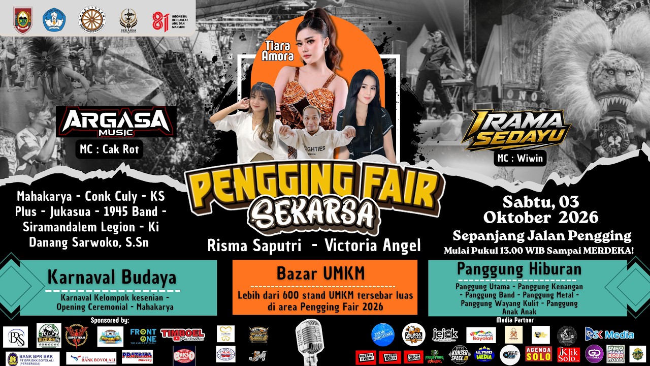 LIVE PENGGING FAIR 2026 SEKARSA - MALAM PUNCAK ACARA | ARGASA MUSIC FT TIARA AMORA | 3 OKTOBER 2026