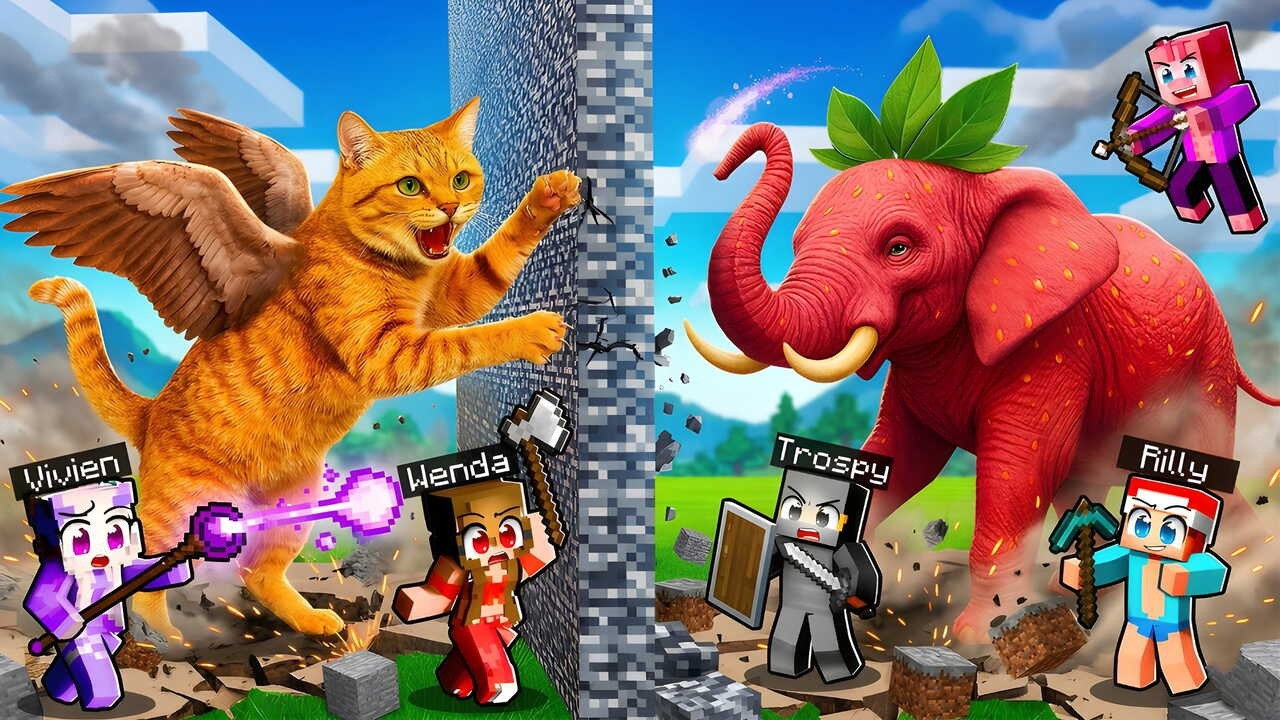 Podvádím s OG BRAINROTY v MOB BATTLU v Minecraftu!