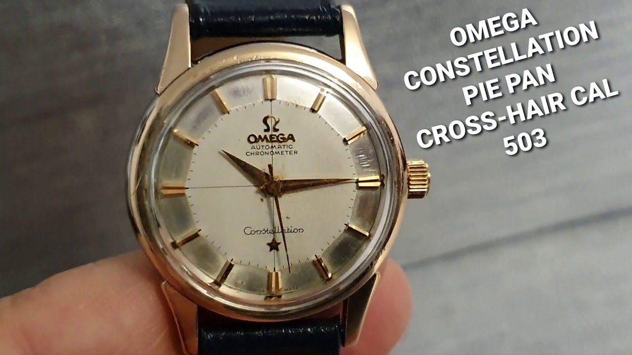 OMEGA CONSTELLATION PIE PAN CROSS-HAIR 