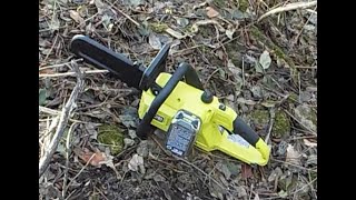 Tech Editor Reviews Ryobi P2502 18V Chain Saw