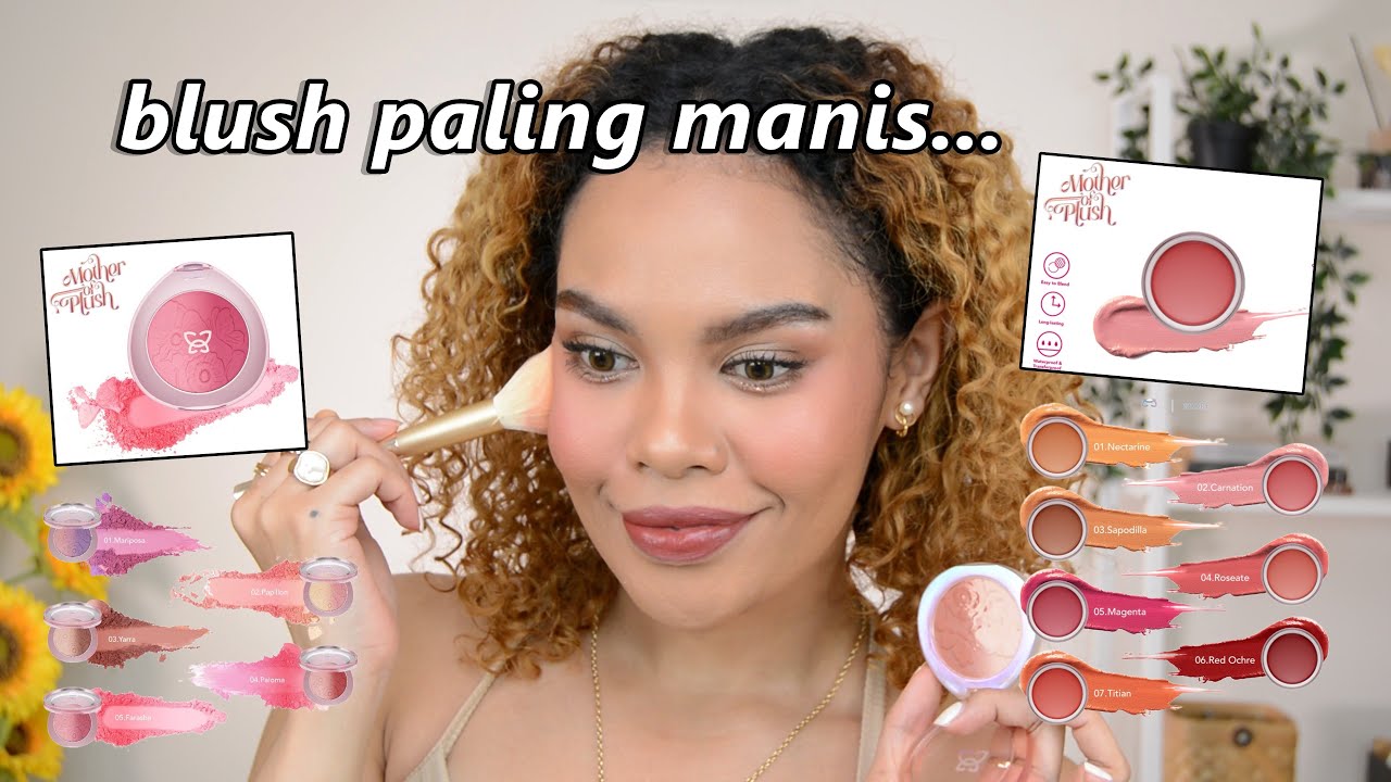 BLUSH ON dari Mother Of Pearl! A review...yg cream & powder lol YouTube