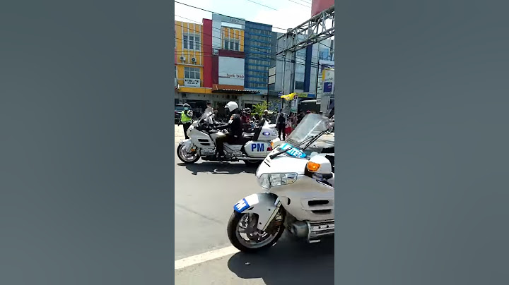 Warga bandar jaya menyambut pak jokowi dengan senang