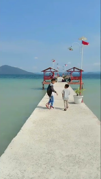 Indah banget 😍 pantai KLARA 1 Padang cermin Lampung 🤗