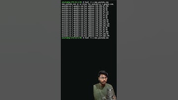 How to get the IP of a domain name in Linux |  #coding #youtubeshorts #shortsvideo #education
