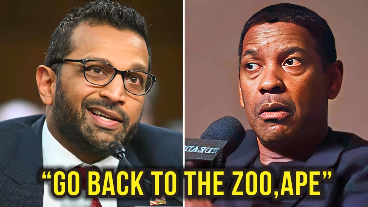 Kash Patel INSULTS Denzel Washington: “GO BACK TO THE ZOO” — But Denzel FLIPS the Room in Seconds