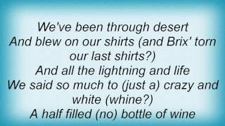 Fall - The $500 Bottle Of Wine Lyrics
