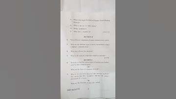 BCA-3rd smester paper data communication & networking (from the session 2021-22)