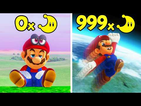 Mario Odyssey but Every Moon Makes Mario Jump Higher