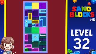 Sand Blocks Level 32 Solution Walkthrough