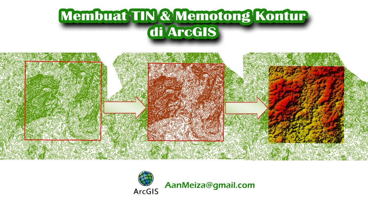 Cara Memotong Kontur dan Membuat TIN di ArcGIS Creating TIN From