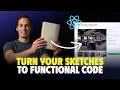 High Level UX/UI Design from Drawings to Code using MagicPath