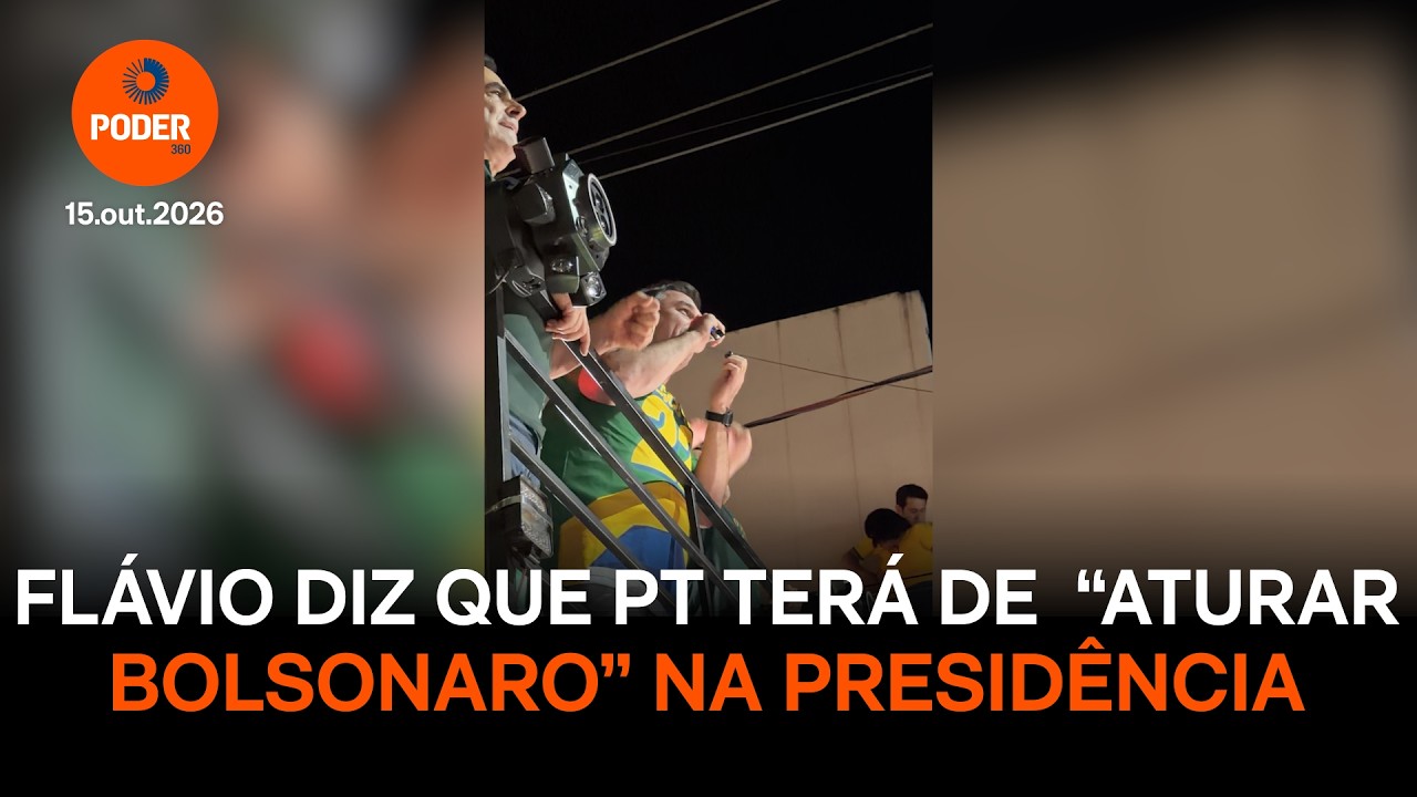 Flávio diz que PT terá de “aturar Bolsonaro” na Presidência