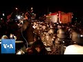 Police Use Water Cannons Against Protesters in Georgia
