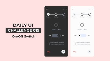 Daily UI Design Challenge Day 015 | On/Off Switch |
