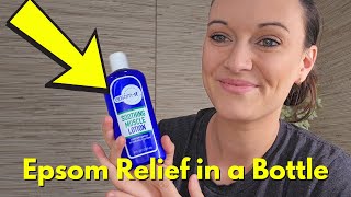 💪 Epsom-It Magnesium Lotion Review | Fast Muscle Relief for Legs, Knees & Feet
