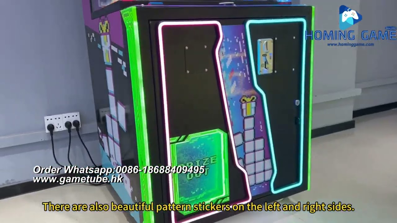 HoimingGame Brick Stacker Arcade Gift Prize Machine Equipment Indoor Custom Prize Redemption Game