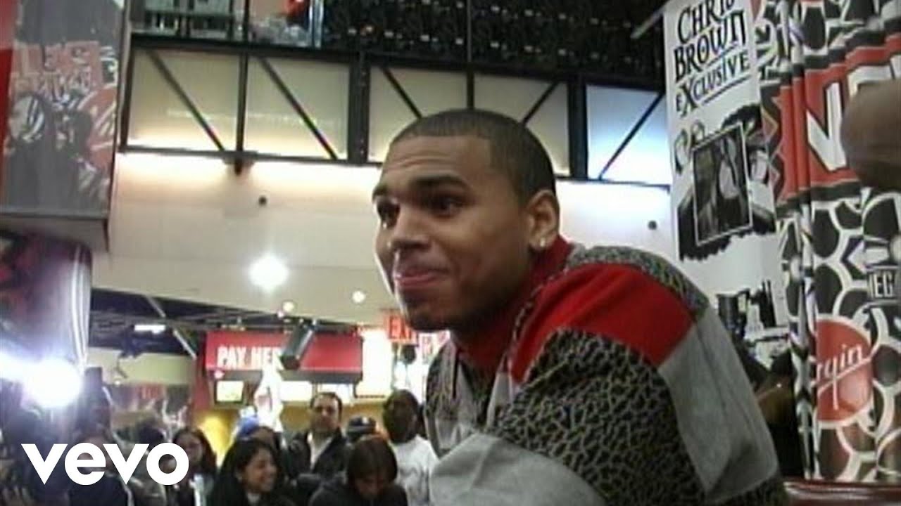  Chris  Brown  Exclusive In Store  Footage YouTube