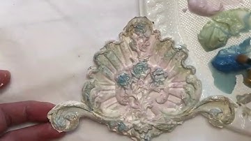 re·design with prima® 3D Stencil Paste in Decor Moulds®