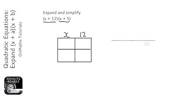 Quadratic Equations: Expand (x + a)(x + b) (Grade 4) - OnMaths GCSE Maths Revision