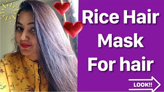 Rice Water for Fast Hair Growth | Rice Hair Mask | Long and Super Shiny Hair