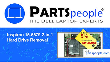Dell Inspiron 15-5579 2-in-1 (P58F001) Hard Drive How-To Video Tutorial