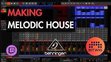 Melodic House Sessions in Bitwig Studio using the CAT synth | Twitch Highlights