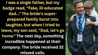I was humiliated at the wedding… but the next day everything changed