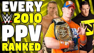 Every 2010 WWE PPV Ranked From WORST To BEST