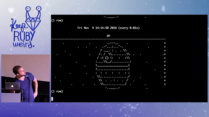 Keep Ruby Weird 2018 - Using psql to watch Star Wa...