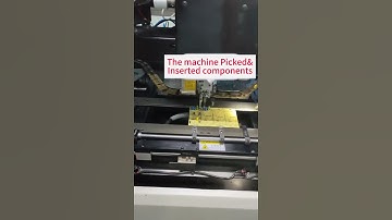 Full video of the working of automatic insertion machine for Smart EMS factory PCB assembly