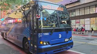 2014-2016 MCI Prevost X3-45 Bus #2729 on The Staten Island Bound SIM25 Express Bus To Tottenville