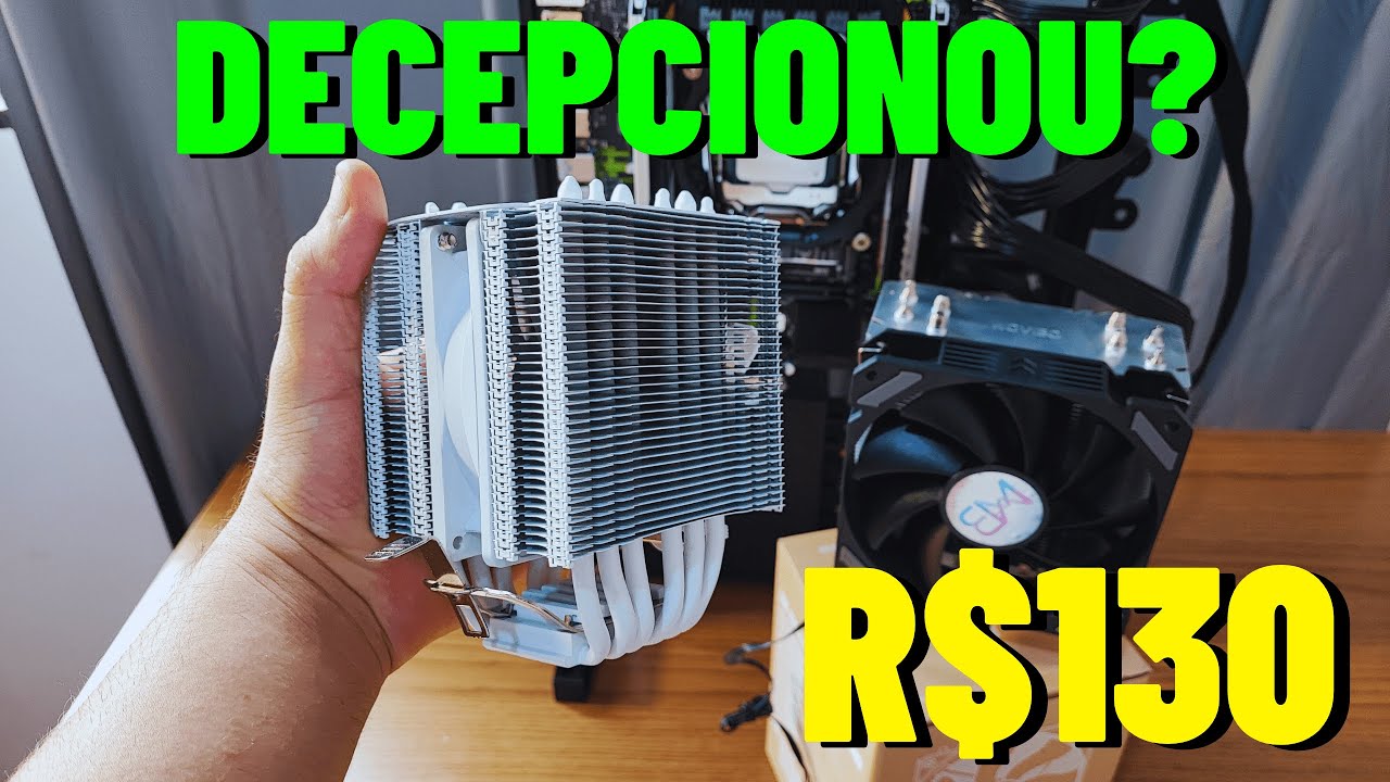 DECEPCIONOU? CPU COOLER METALFISH Z135 VS WOVIBO 4A! TESTE NO XEON