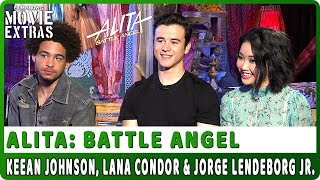 Alita Battle Angel Keean Johnson, Lana Condor & Jorge Lendeborg Jr. Talk About The Movie