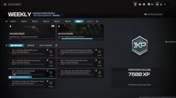 MW3 Season 4 Week 7 Challenges