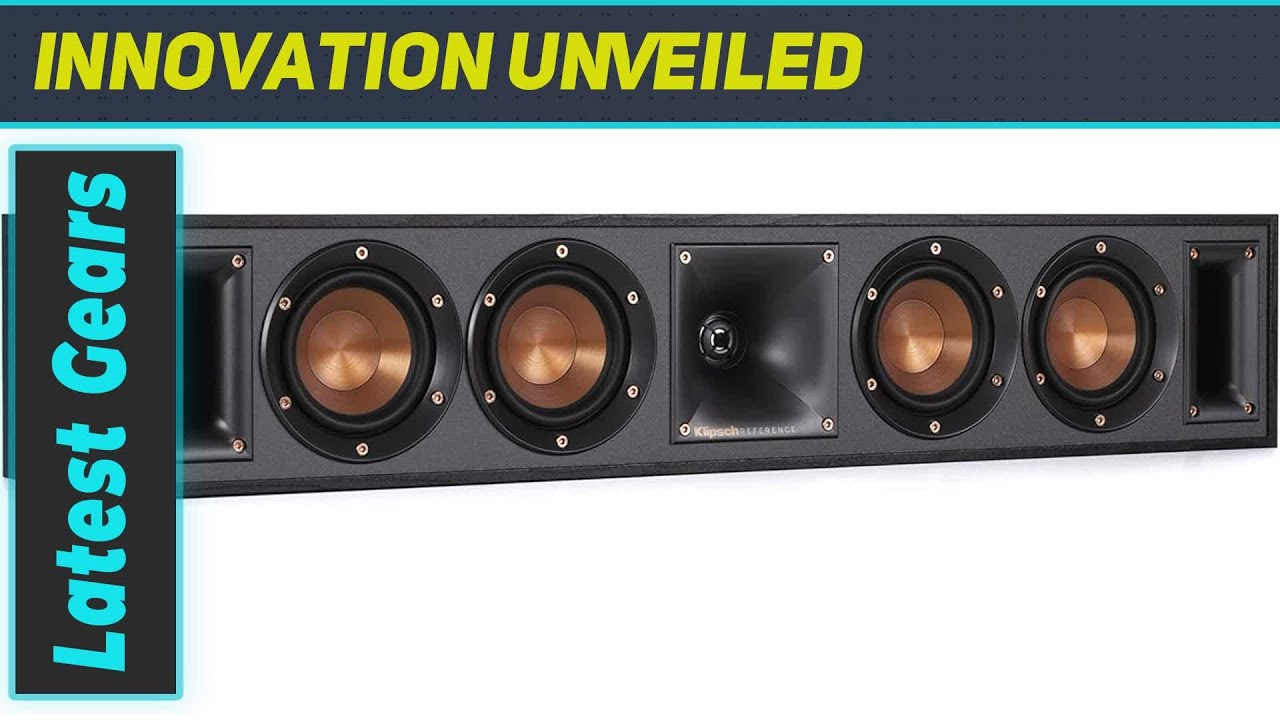 Immersive Audio Experience Klipsch R34C Center Channel Speaker Review