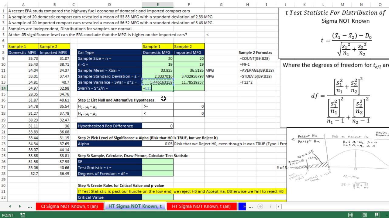 how to get statistical analysis in excel