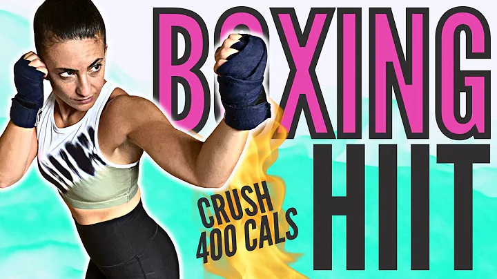 400 Calorie Crushing Cardio SHADOW BOXING HIIT Workout (20 Minutes) //SYLVIA NASSER