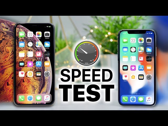 iPhone XS Max vs iPhone X SPEED Test!