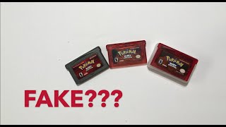 Pokemon Game Authentication - Pokemon Ruby Fake and Real Comparison: Is your Copy a Reproduction?