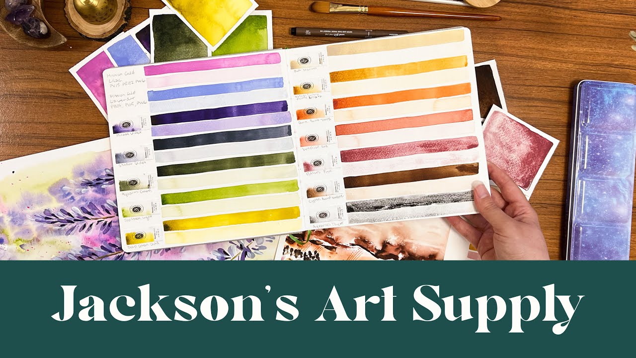 September’s Jackson’s Art Supply Haul, Swatching and Time Traveling