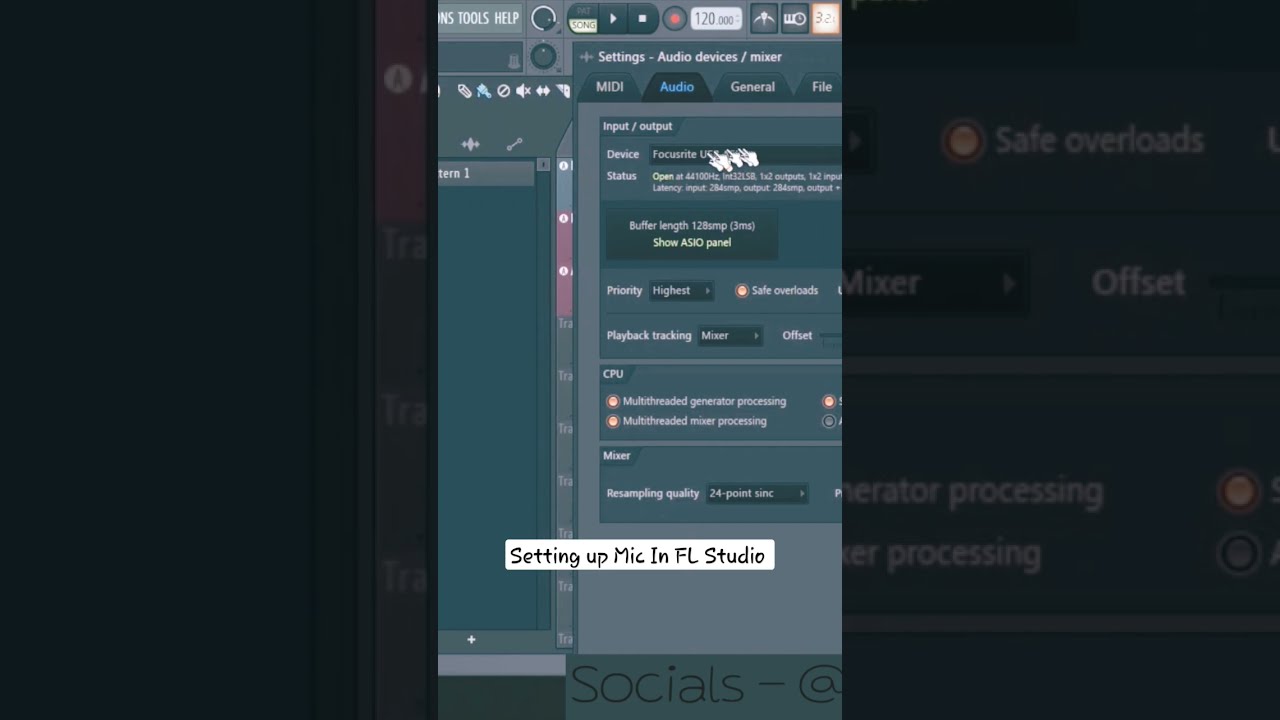 Setting up Mic in FL Studio