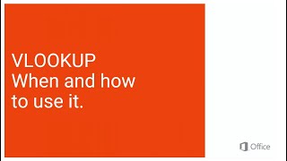 VLOOKUP When and how to use it in Excel | Microsoft Excel 2013 Intermediate Level Training.