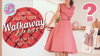 Walkaway Dress 'Apron'  | Recreating Butterick 6655 Coverall Cobbler's Apron