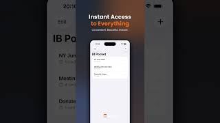 New app I built InfoBlocks Pocket launches today — fills 'contacts gap' in iOS organizers. #ios #app