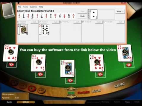Software BlackJack Day 6 (I won € 50 - Total profit: € 224,5)