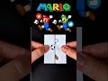 Guess the SUPER MARIO Characters ❤️💚❓ Super Mario Galaxy 🔥 #feedshorts #supermario #art #diy #mario
