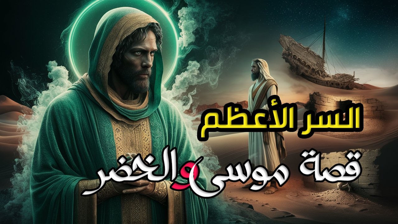 قصة سيدنا موسى والخضر باستخدام الذكاء الإصطناعي